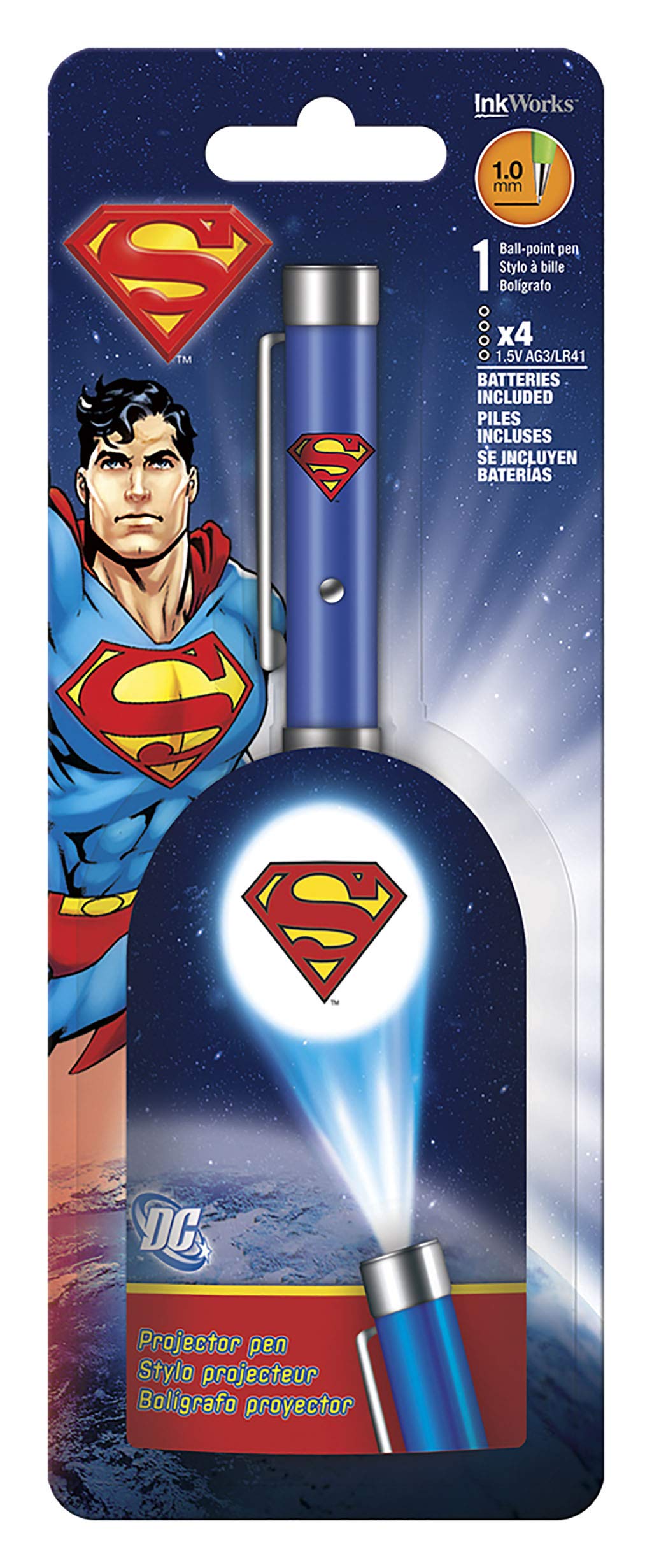 Amazon | Projector Pen - DC Comics - Superman Flashlight 1.0mm
